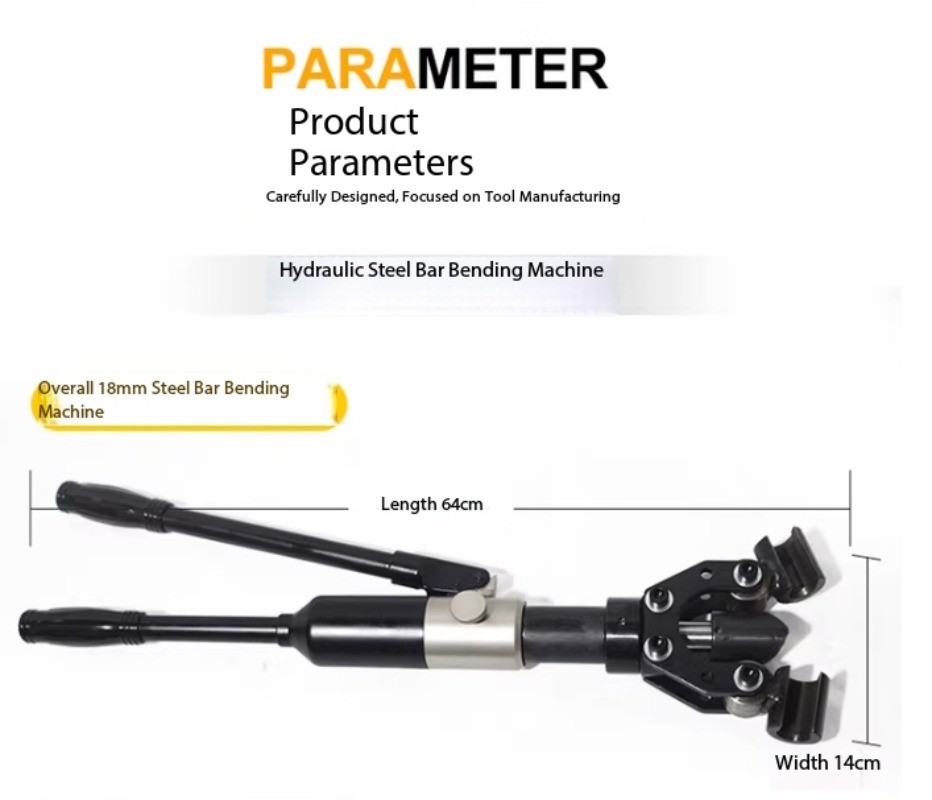 Model 18 Manual Rebar Bender: Electric, Portable, Hand-Held Bender