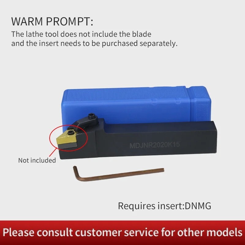 Metal Lathe Tool Holder External Turning Bar Durable Steel CNC Machine Inserts