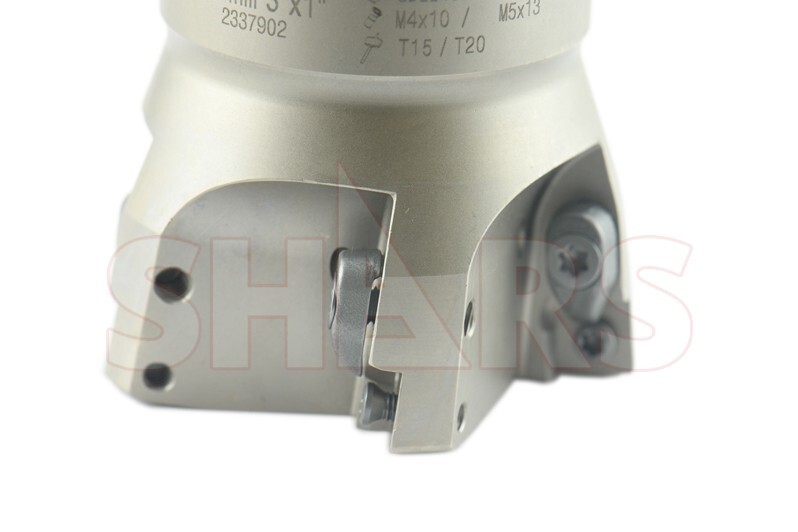 Shars 3″ Coolant Through High Feed Indexable Face Mill for SDMT Inserts NEW S[