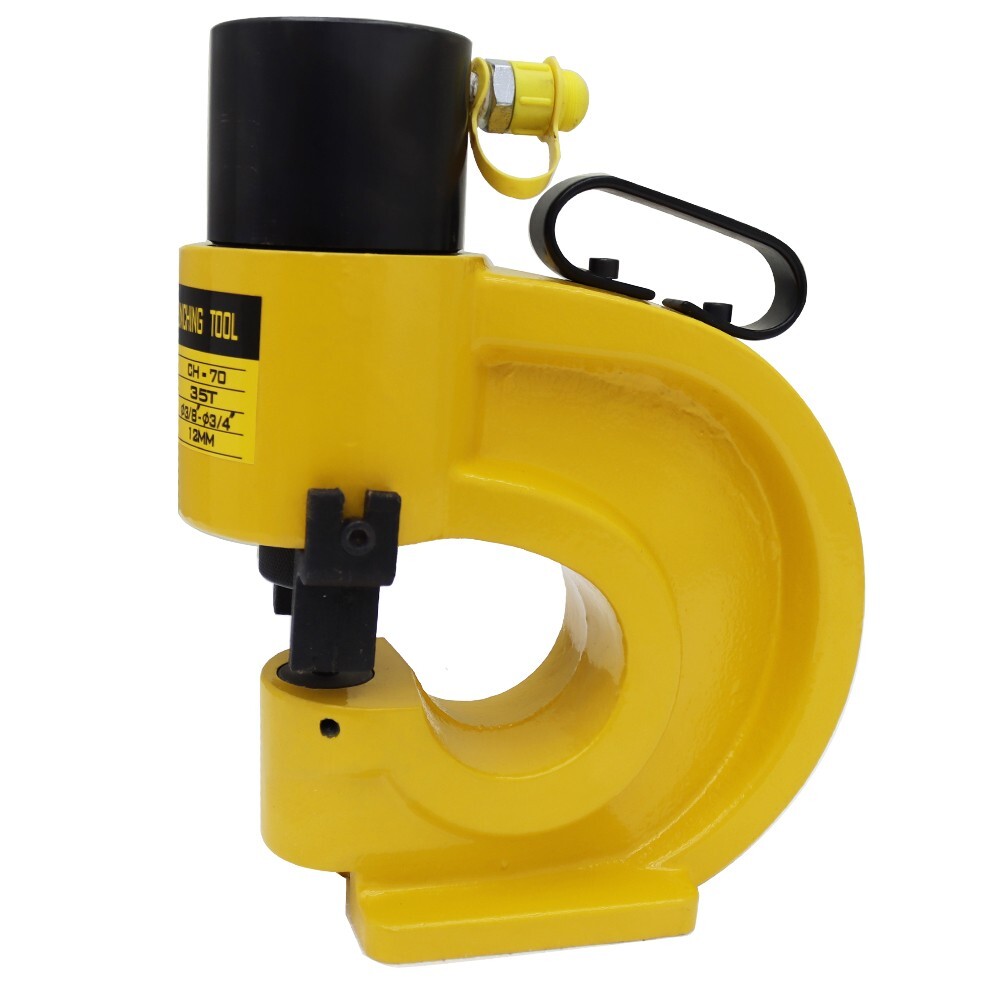 CH-70 Hydraulic Punch Tool Heavy Duty Hole Punching Machine Four Dies 35Ton