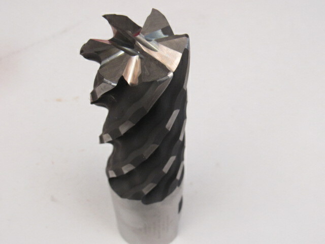 NEW – 2″ MINICUT – HS 6 FLUTE END MILL – 4″ LENGTH OF CUT – .062 RADIUS