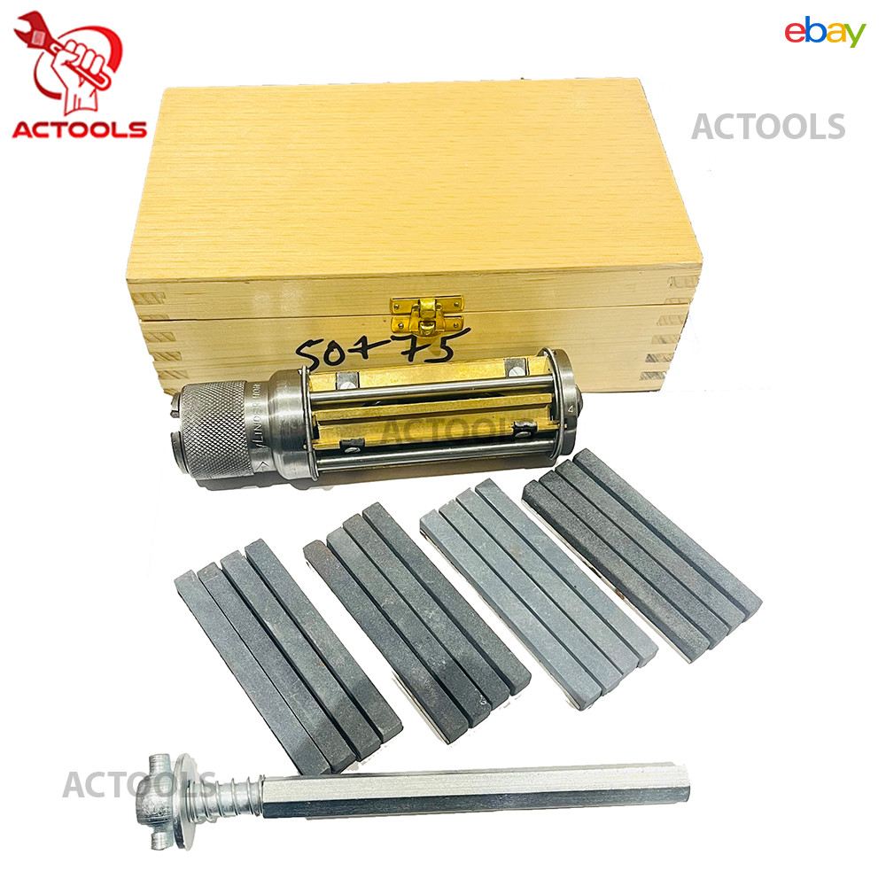 Cylinder Engine Hone Kit 50mm To 75mm Honing Machine plus 4 Set Honing Stones