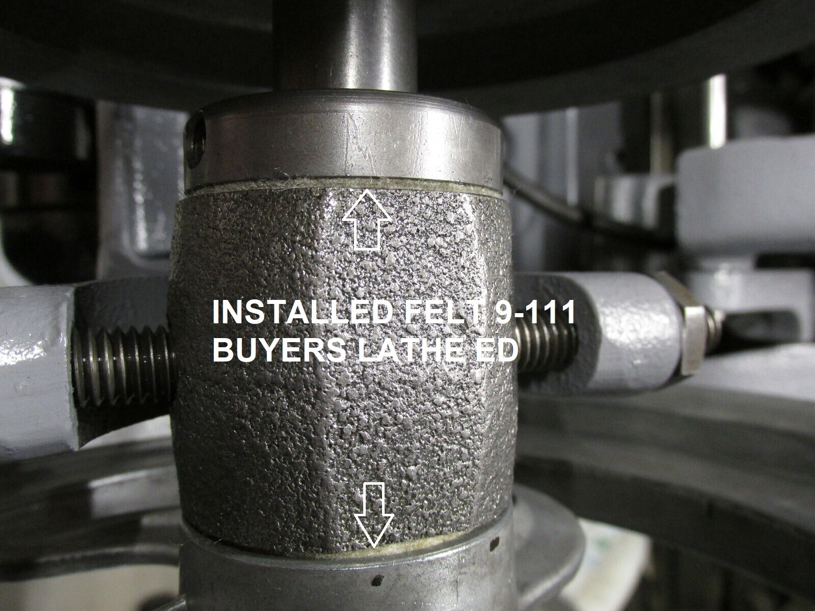Atlas Lathe Countershaft 4 Felt Washers Part # 9-111 10 Inch Lathe / 7 Shaper