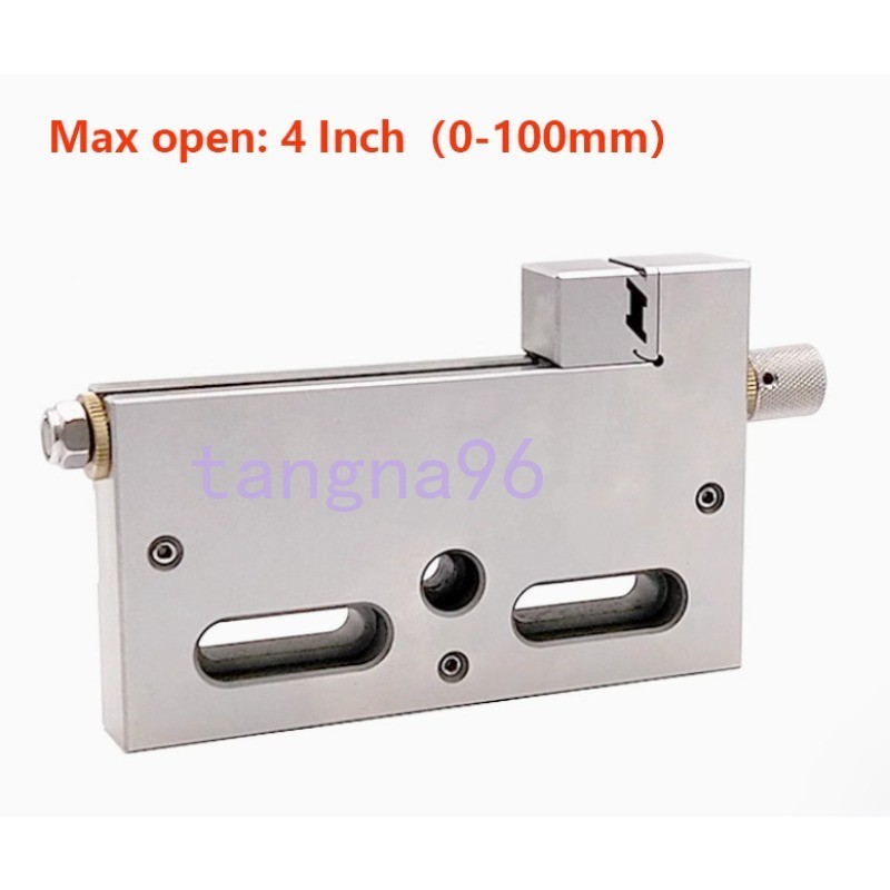 1*Wire EDM High Precision Vise Stainless Steel 4″ Jaw 100mm Opening 3Kg Clamping