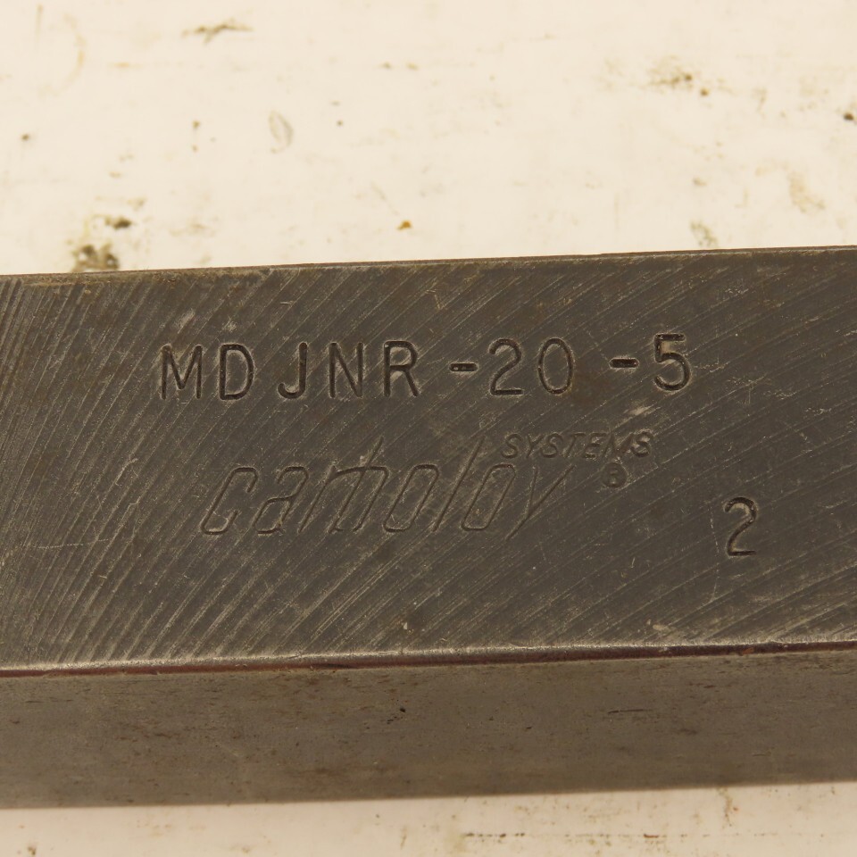 Carboloy MDJNR-20-5 1-1/4″ Square Shank Indexing Left Hand Tool Holder