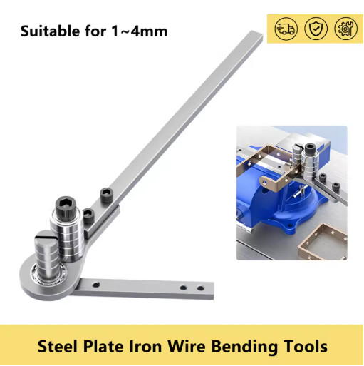 Manual Iron Block Bending Machine Steel Plate Iron Wire Bending Tools DIY Metal