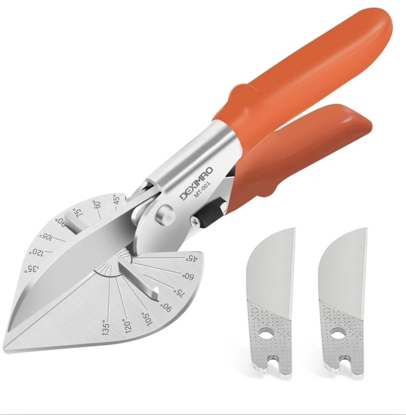 Durable Miter Shear with Adjustable Cutting Angle for Home Improvement Projects