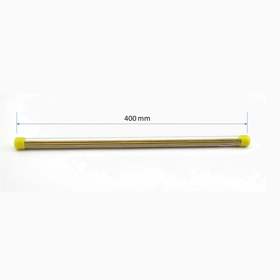WeldingCity® EDM Machine Drilling Electrode Tube Brass Single Channel Hole 400mm