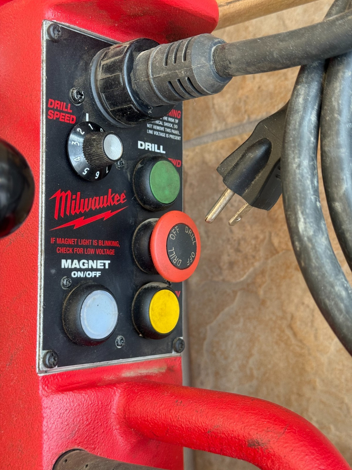 Milwaukee 4202 Drill Press Base 4262-1 ELECTRO-MAGNETIC DRILL MOTOR