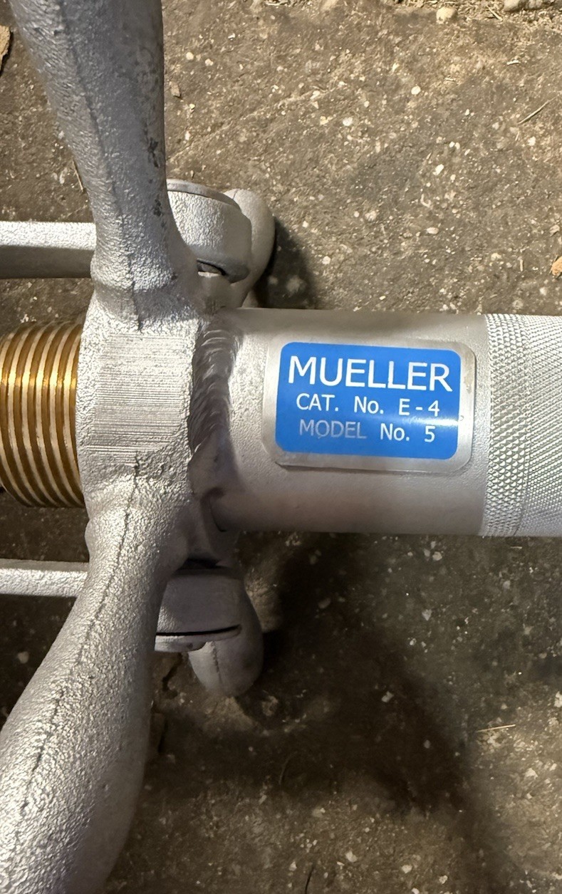 Mueller E4 Model No. 5 Drilling Machine Outer And Inner Pieces See Pictures
