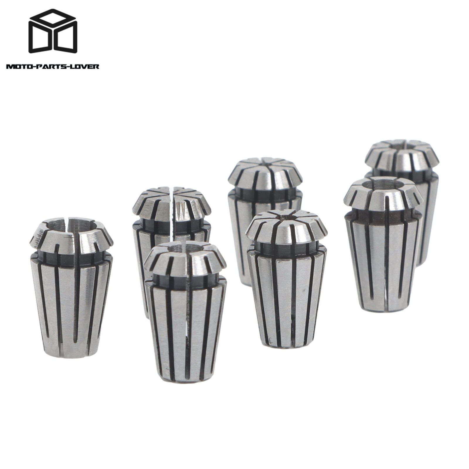 ER11 Spring Collets 1mm 2mm 3mm 4mm 5mm 6mm 7mm 7pcs Set
