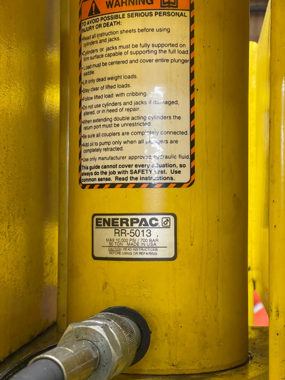 Enerpac 50 Ton, H-Frame Hydraulic Press