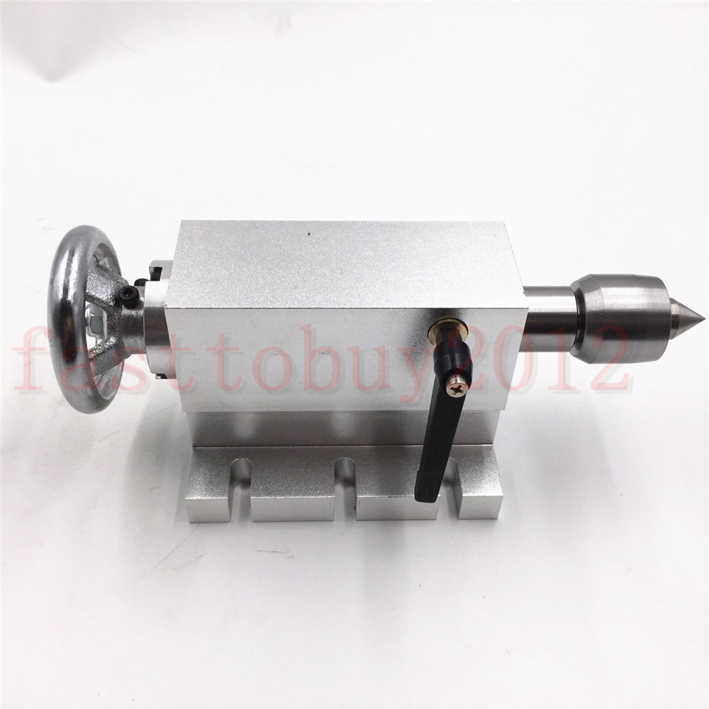 65mm Live Center Tailstock MT2 Tailstock For A Axis CNC Router 4th Axis Equipmen
