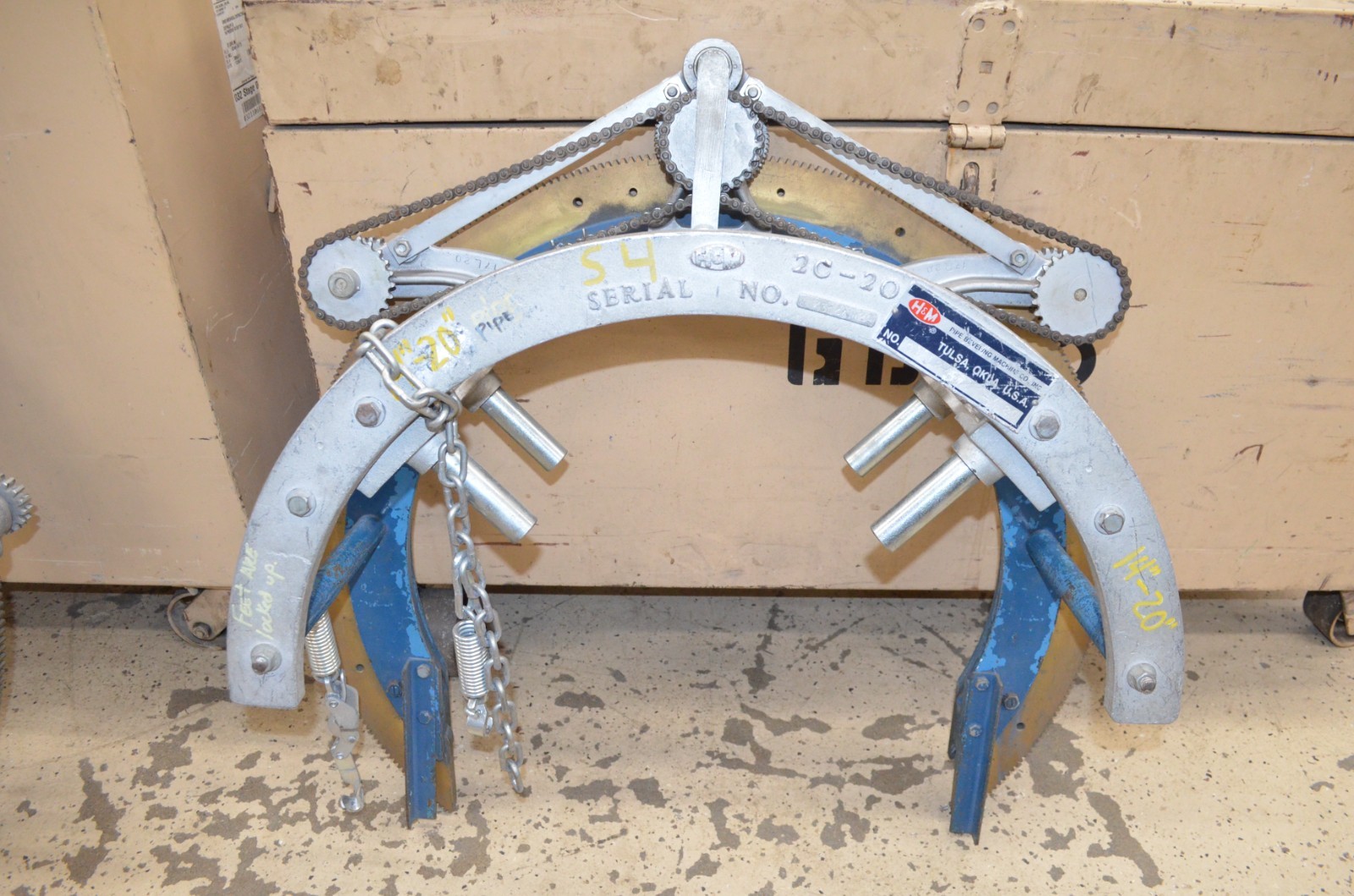 5 H&M Pipe Beveling Saddle Machines 2″ to 30″ Models 0, 1, 2, 3, & 30 w/ Extras