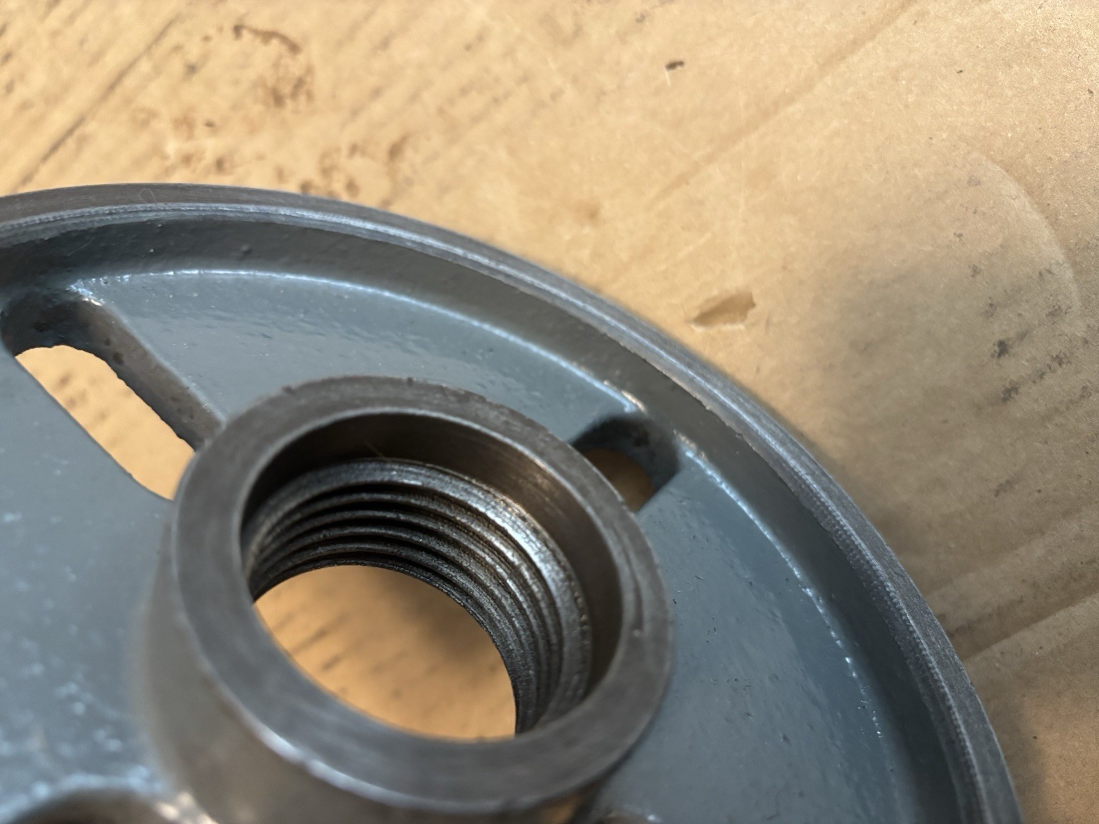 6” Diameter South Bend 9/10K Slotted Faceplate, Lathe, South Bend 9″,