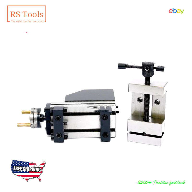 New Mini Vertical Slide with Steel Vice Instant Milling Tool post 2″ 50mm USA
