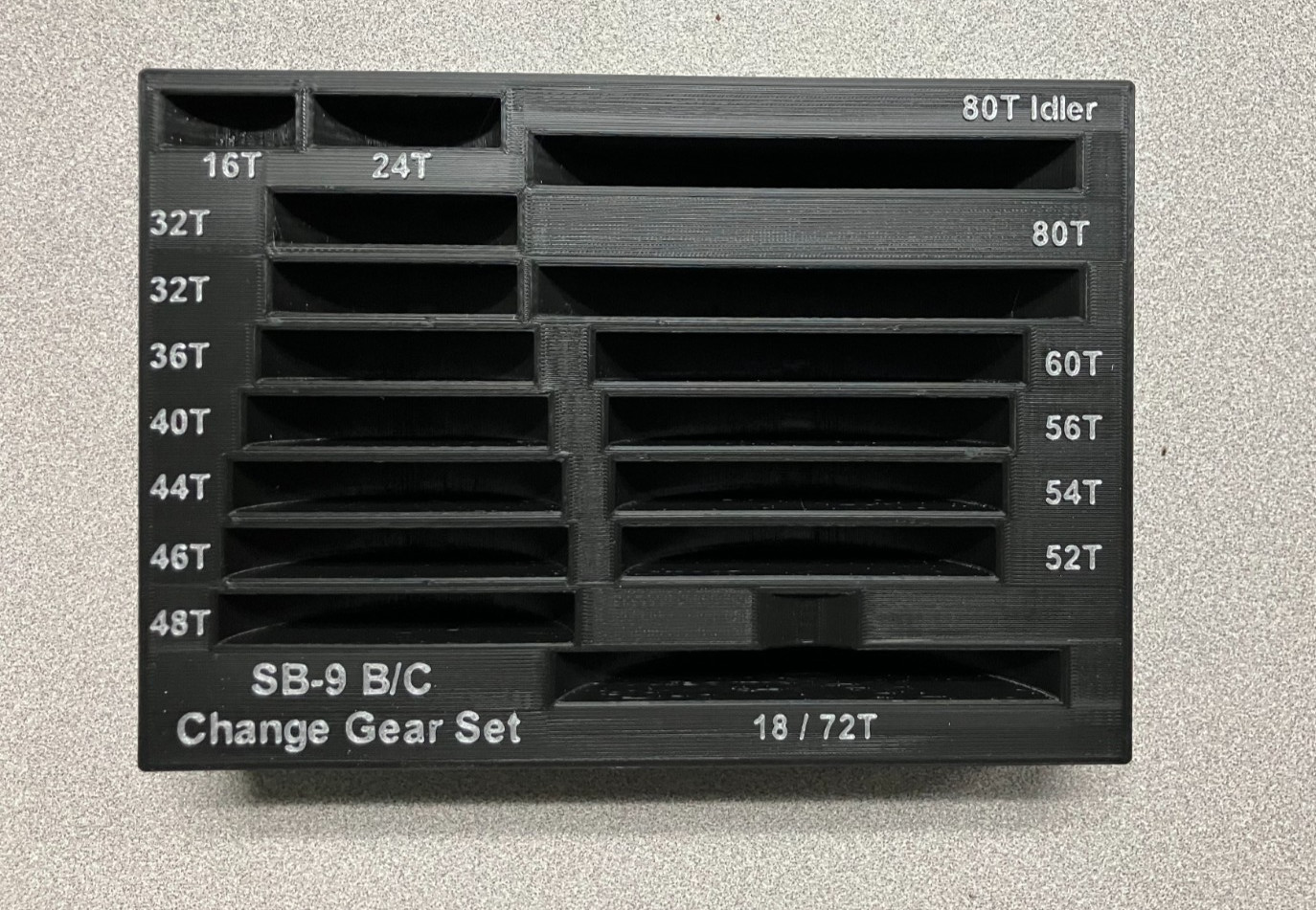 South Bend 9 B/C Standard 14 Gear Set
