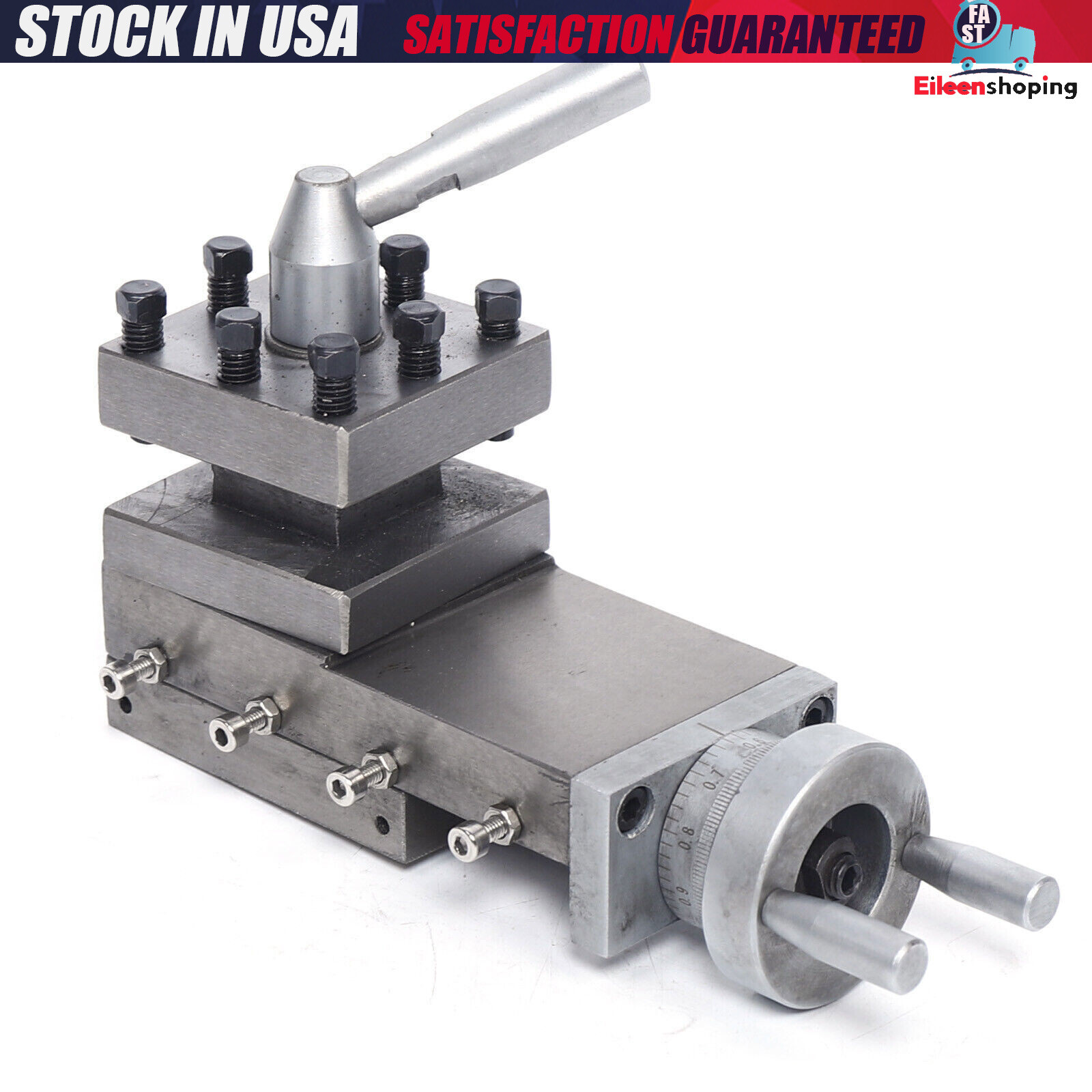 METAL LATHE CROSS SLIDE & TOOL HOLDER Compound Lathe Parts Stroke 90mm M5*35 NEW
