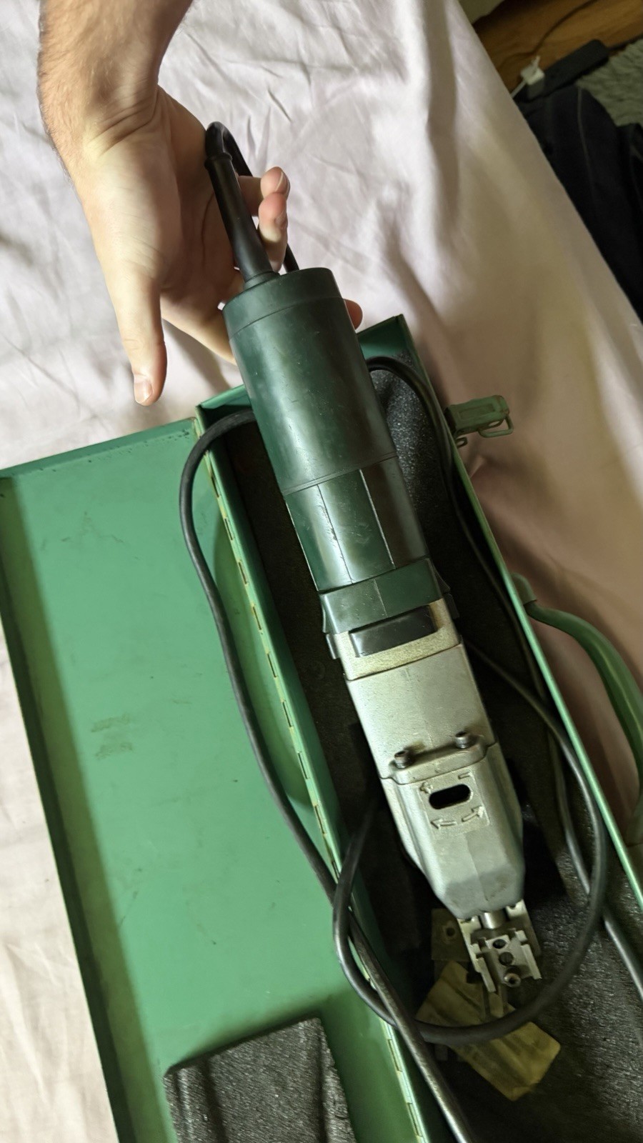 BIAX POWER SCRAPER HM 10 VK Electric Finishing Tool 20-24K/Min Metal Case