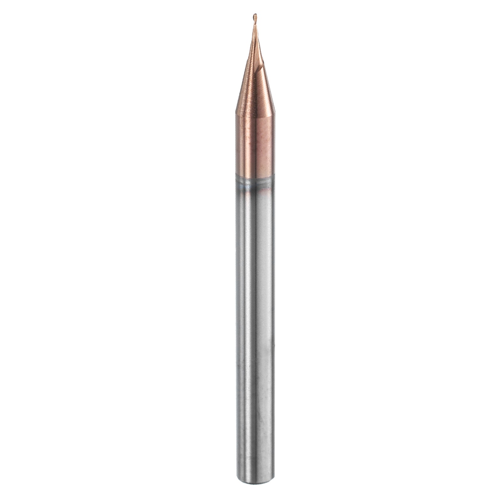 2 Flute Ball Nose End Mill 0.093″ Cutting Length Uncoated for Carving Engraving
