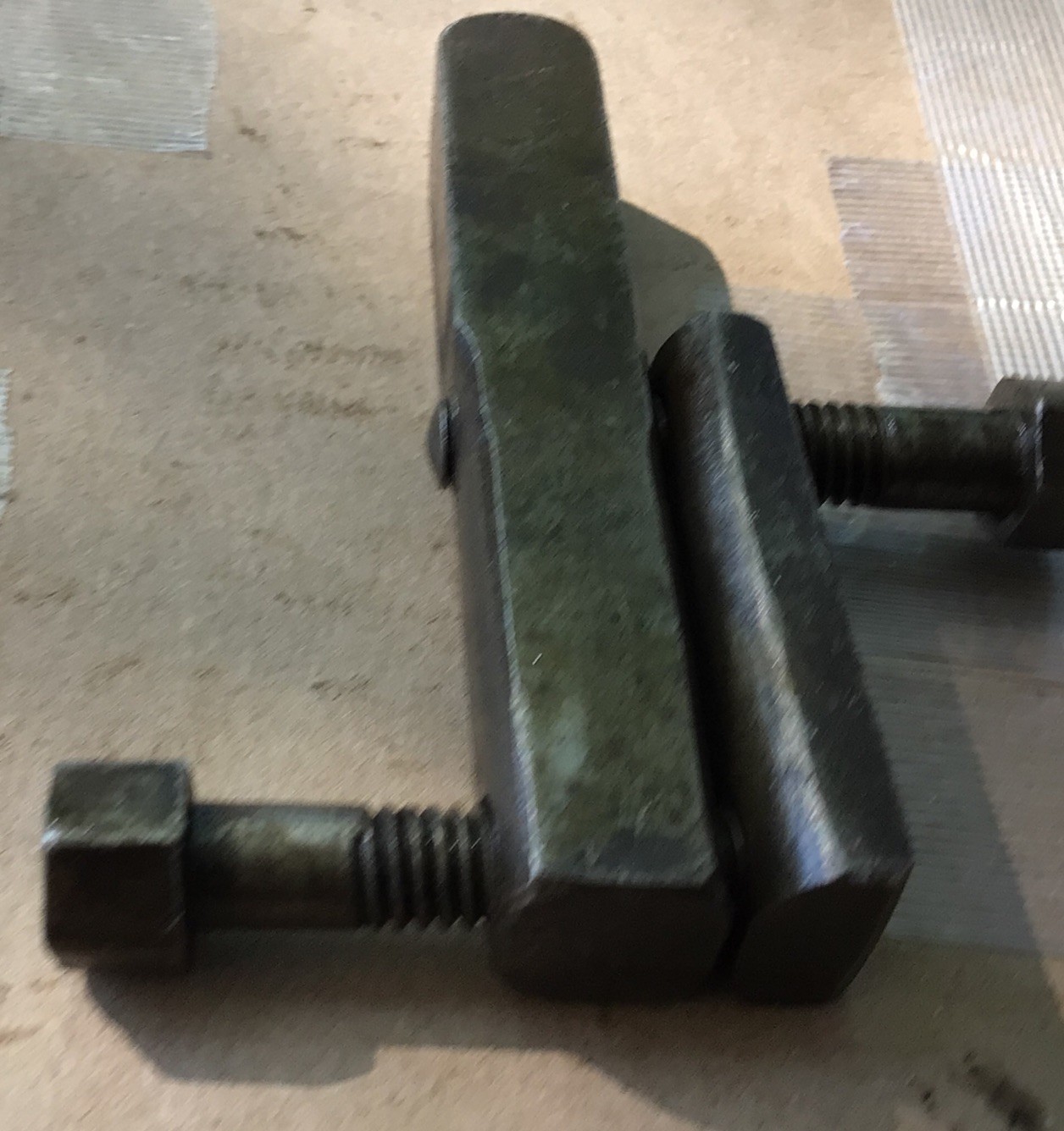 Clamp Gear Cutting, Lathe Dog, 1.75” Center To Center On Screws