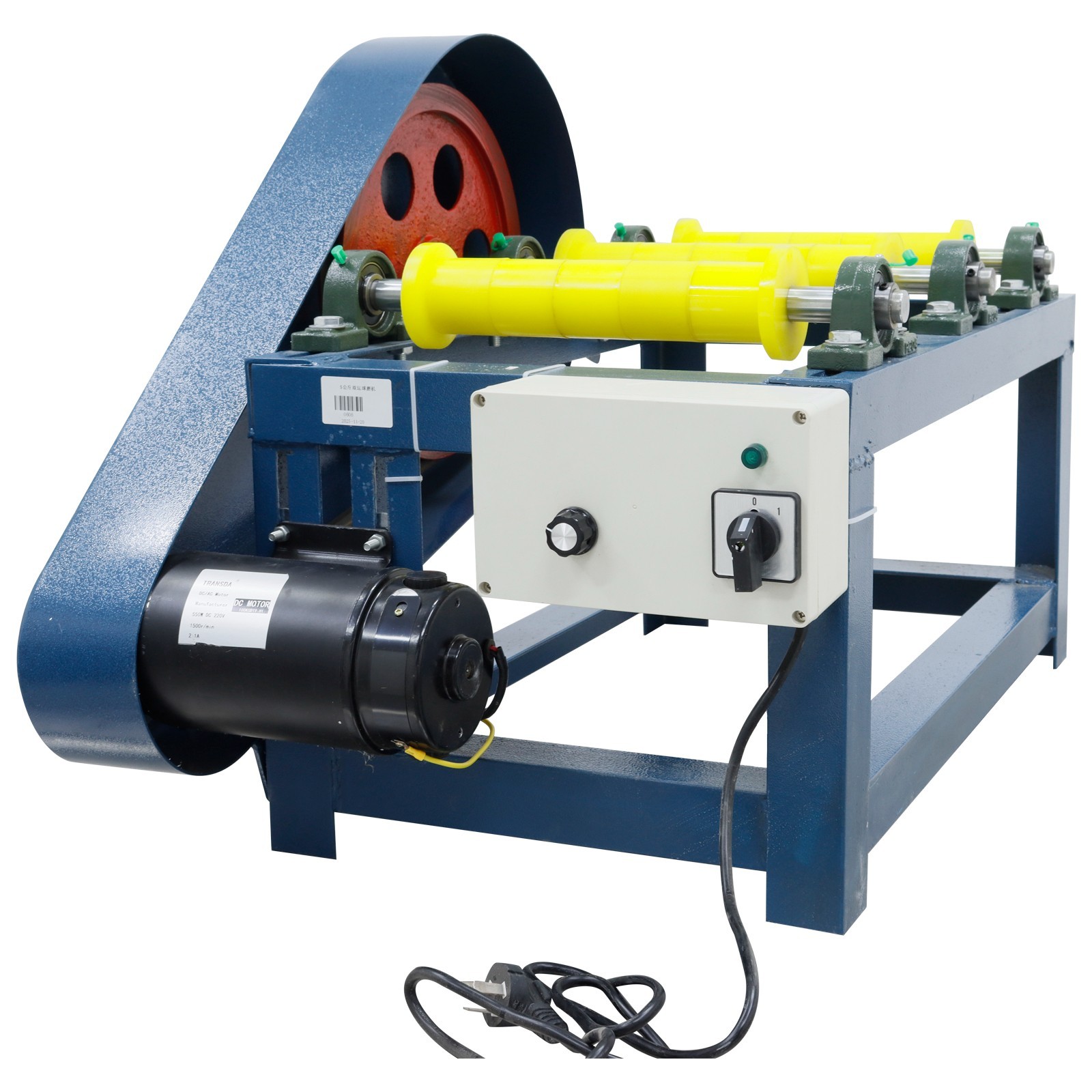 Horizontal Ball Mill Lab Grinder Mixer Dry/Wet Mineral Abrasive Machine 220V