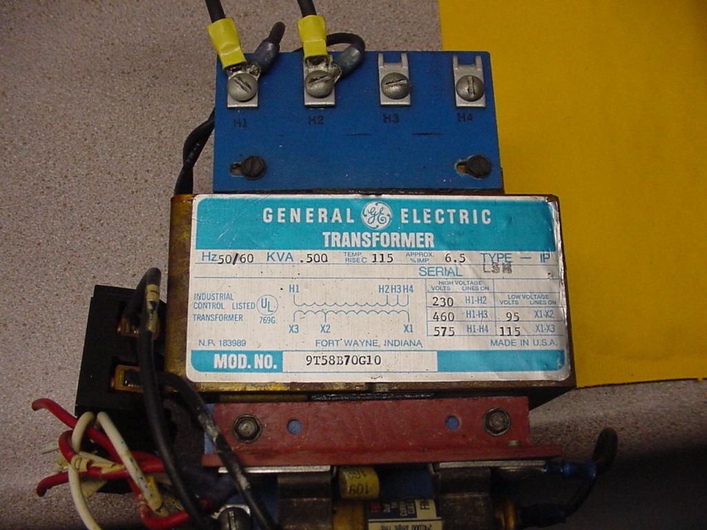 Hurco MD1 General Electric GE Transformer 9TB58B70G10