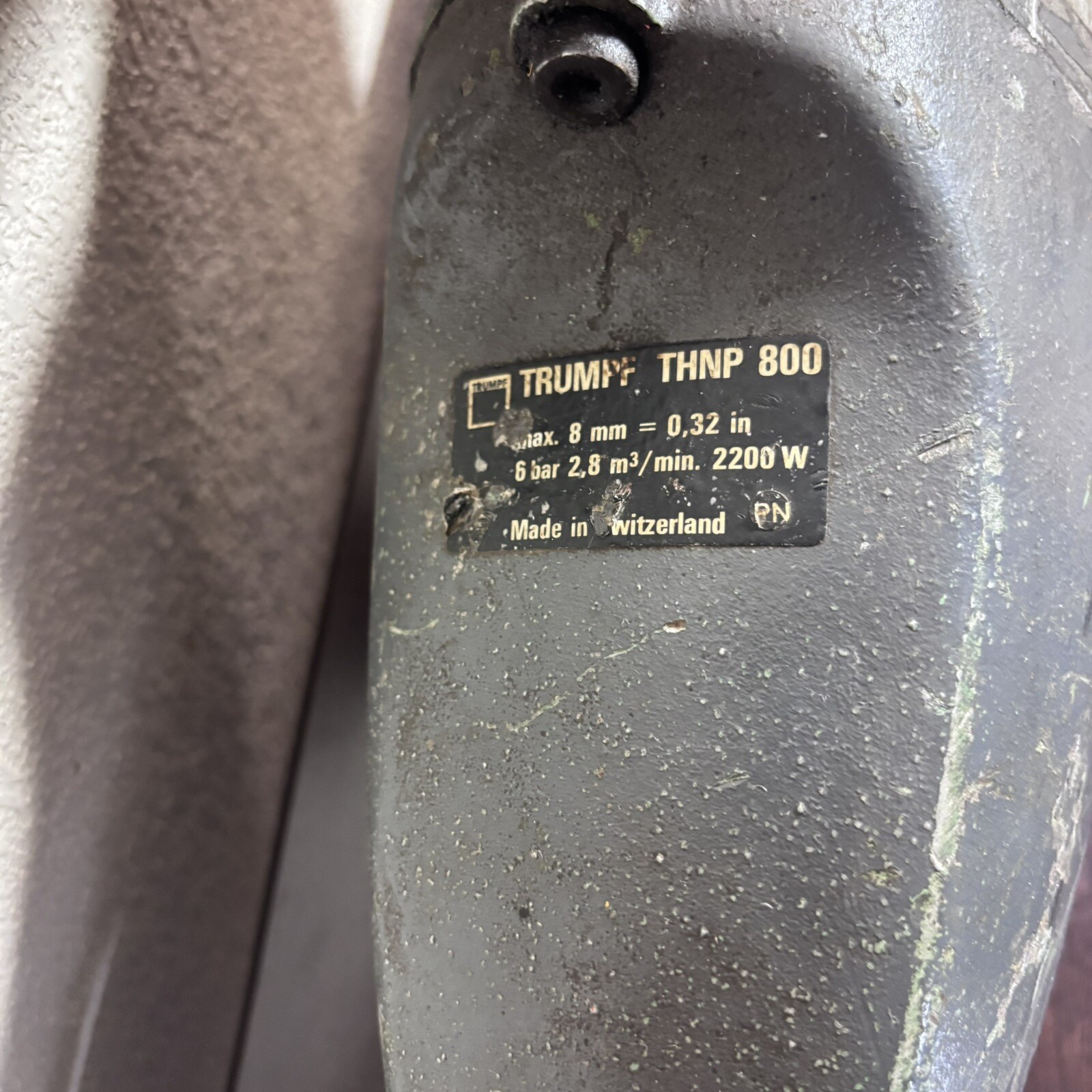 Trumpf THNP 800 Hand Held Pneumatic Air Nibbler Made In Switzerland