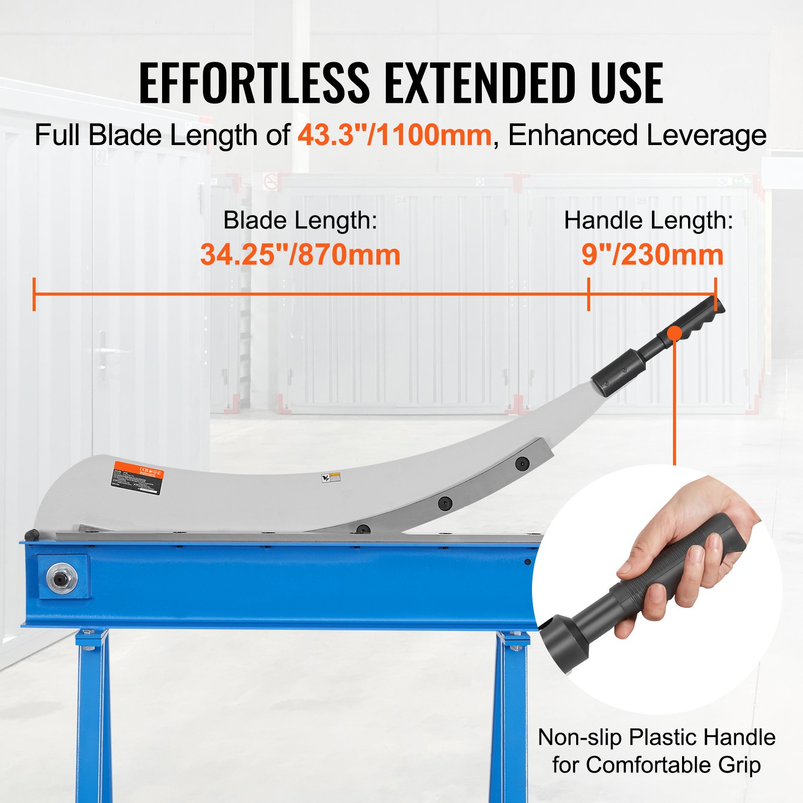 Uimoso 32″Manual Hand Plate Shear Machine for Metal Sheet Cutting and Processing