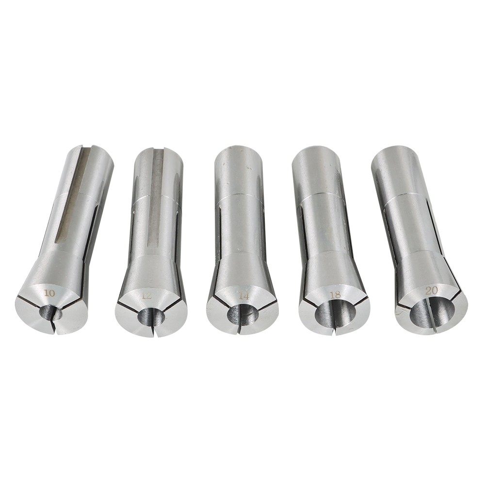 New 3mm-20mm R-8 Collet Milling Lathe 10pc Round Collets Set Milling Lathe Tool