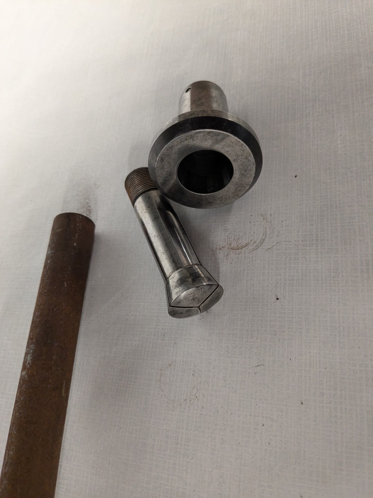 9″ South Bend Lever 3C Collet Closer. Missing Yoke Bracket. Needs Restoration