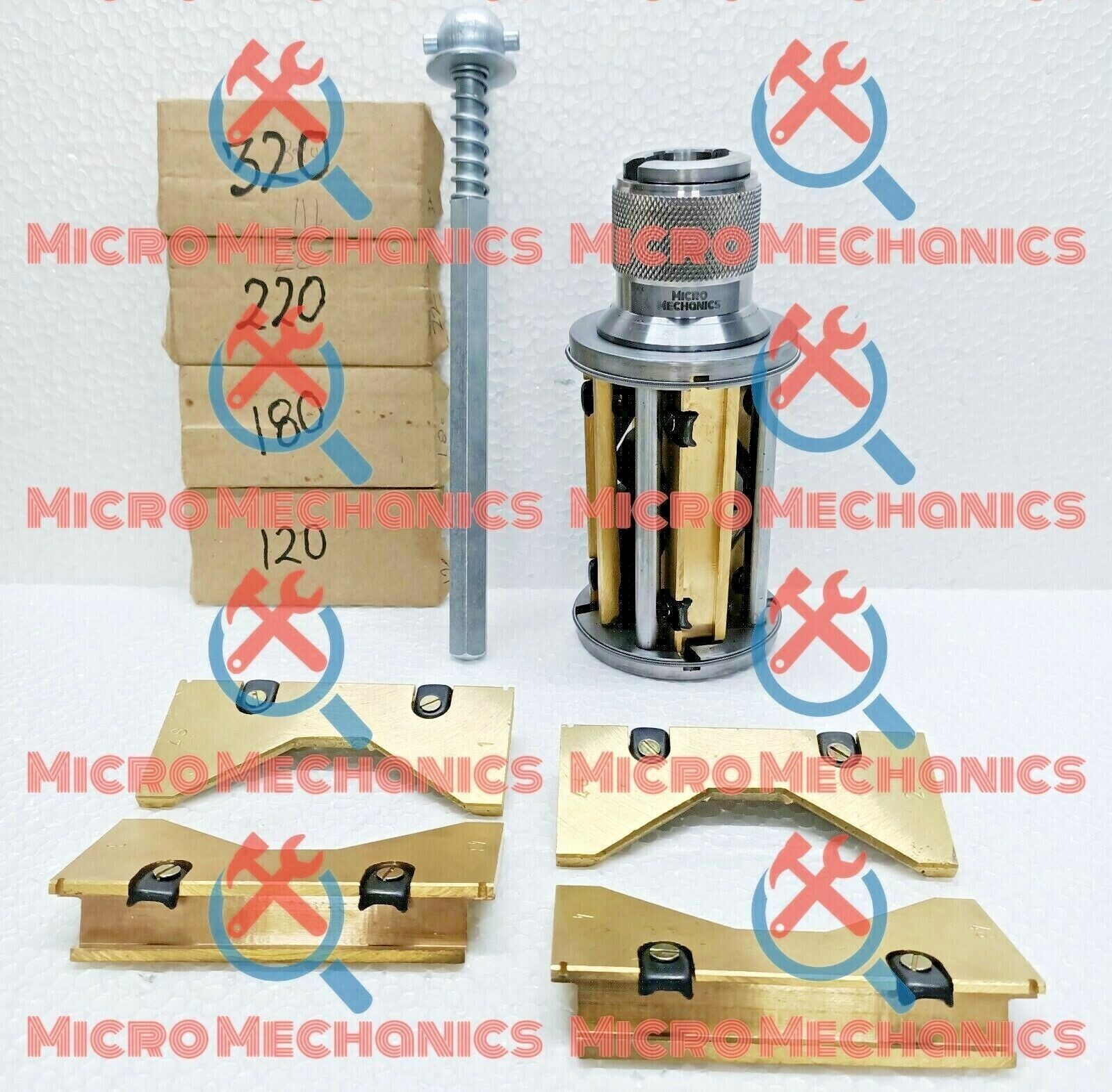 Engine Block Clyinder Hone Tool Expanding size 2.500″ to 5.500″ + 4 Set of Stone