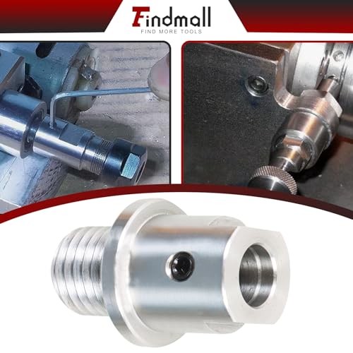 Lathe Headstock Spindle Adapter 5/8 in to 1 in x 8 TPI 45 Steel