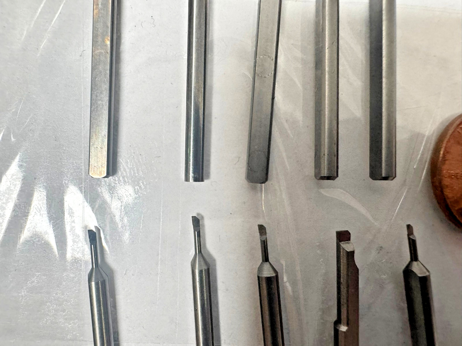 Lot 10 Solid Carbide Mini Micro Boring Bars Watchmaker Jewelry Lathe Threading