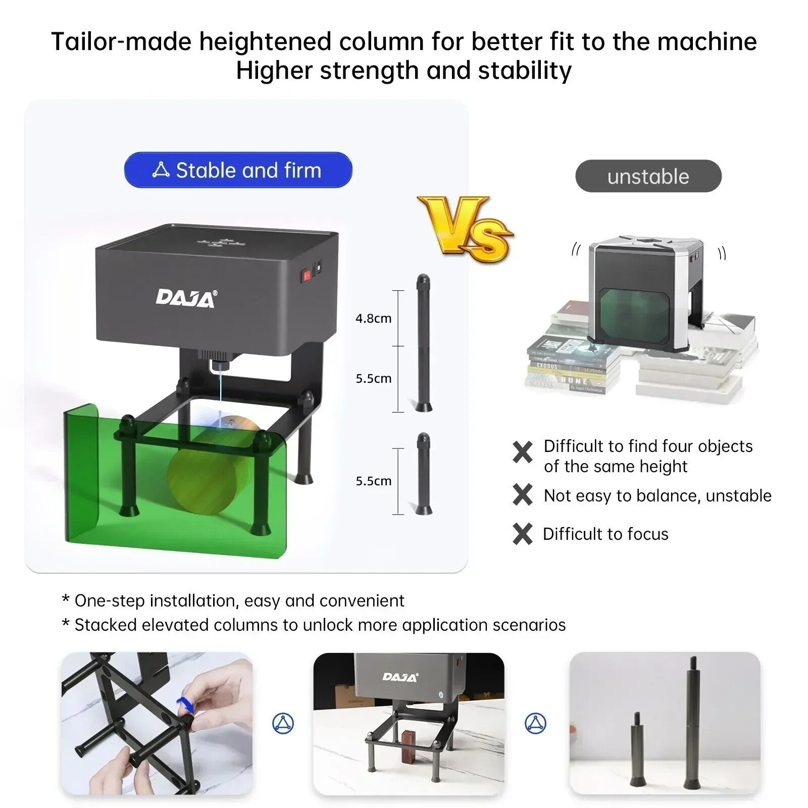 Laser Engraver CNC Diy DJ6 Laser Engraving Machine Fast Mini Logo Mark Printer