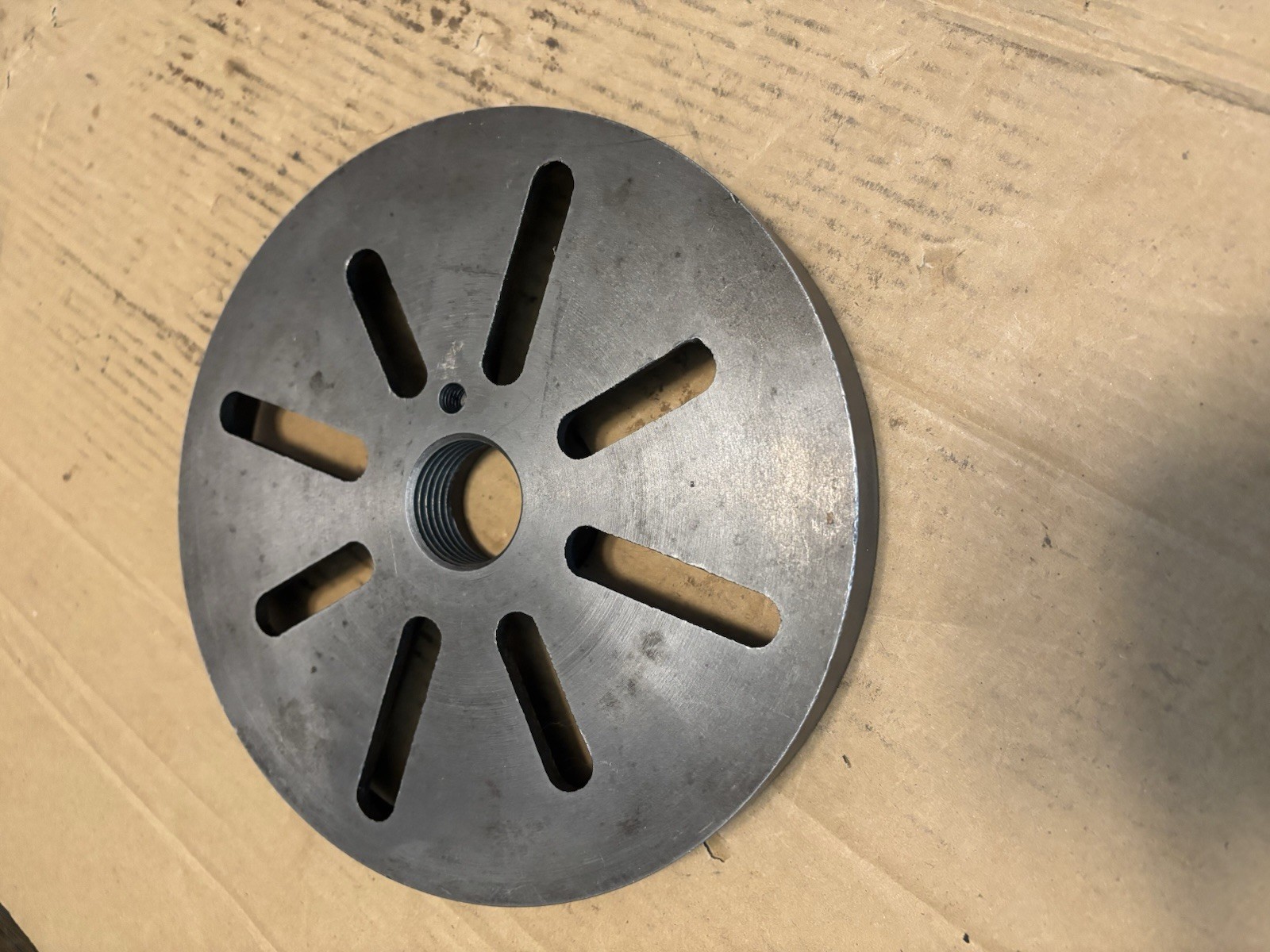 8 1/2” South Bend 9/10K Slotted Faceplate, Lathe, South Bend 9″,
