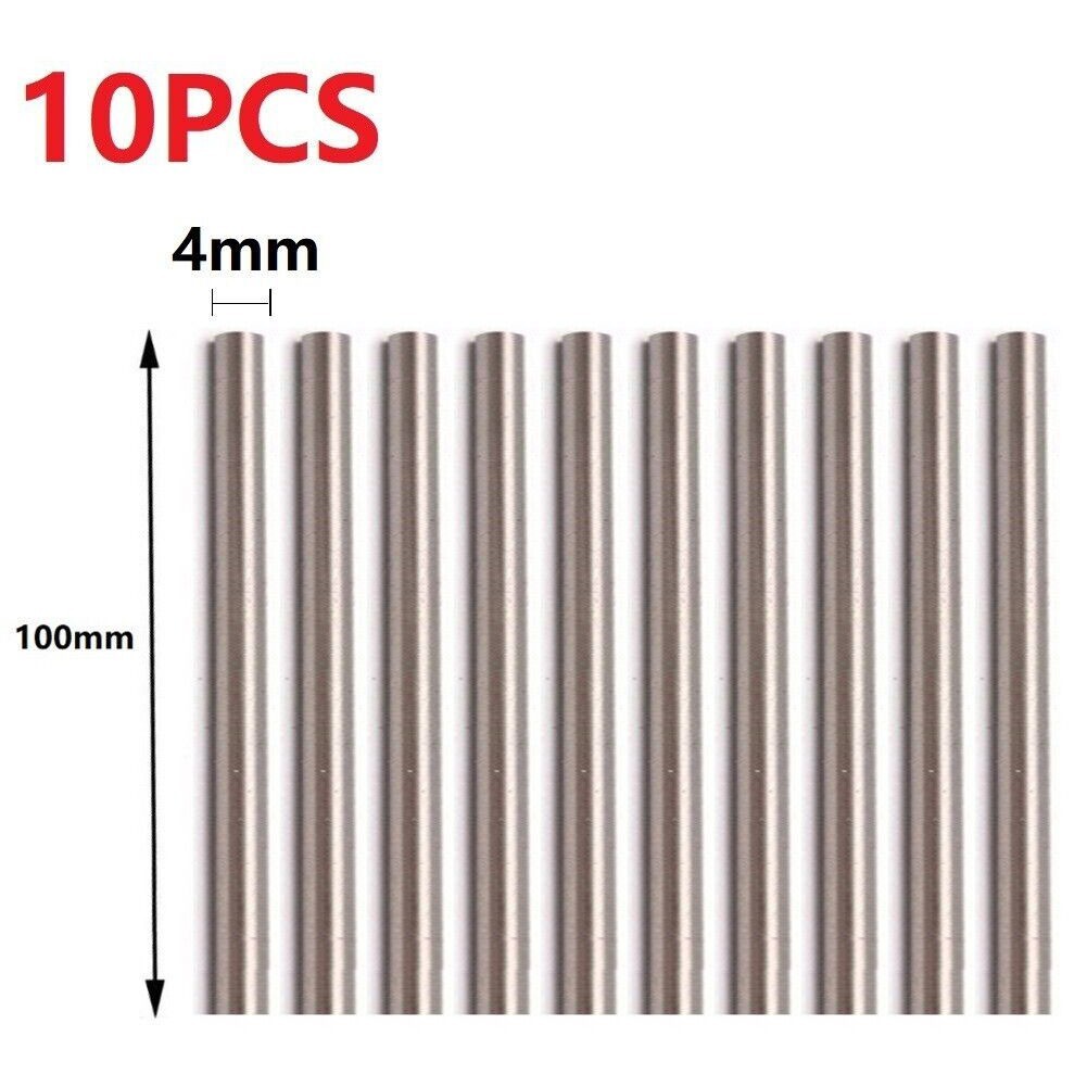 1.5-4MM High Speed Steel Round Bar Straight Shank Metric Rod Lathe Tool Silver