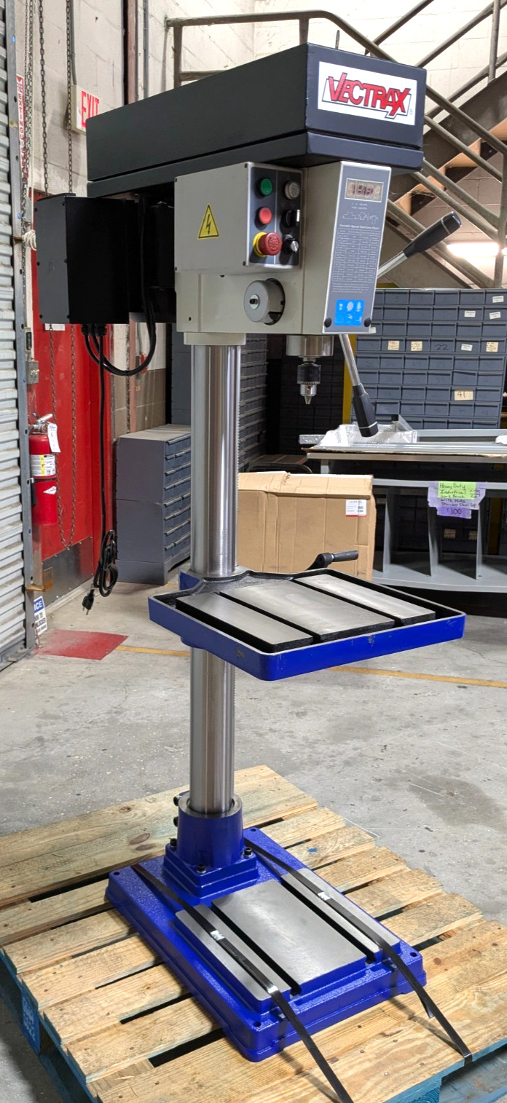 VECTRAX RF-19V Drill Press 20" Swing 115V 1HP 0-2000 RPM *Scratch &am