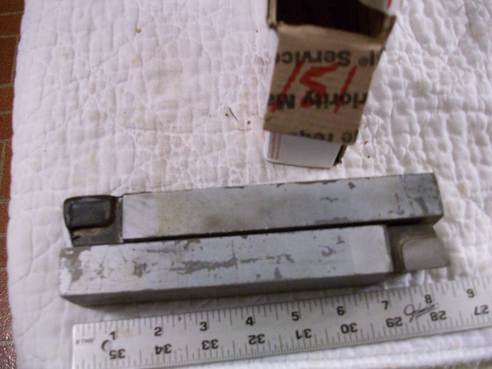 2 NP S6 AL86 Cemented Carbide Tipped Cutting Tools 8″ Long 1″ Wide 1 1/2″ Tall