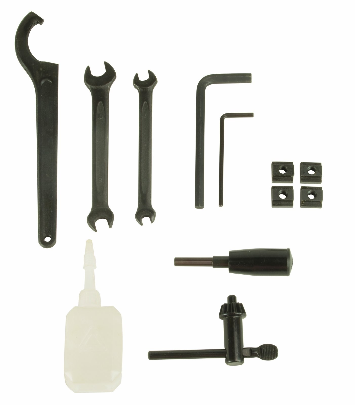 Mini Mill with Erie Tools Collet 24 Piece Clamping Kit 55mm Mill Vise