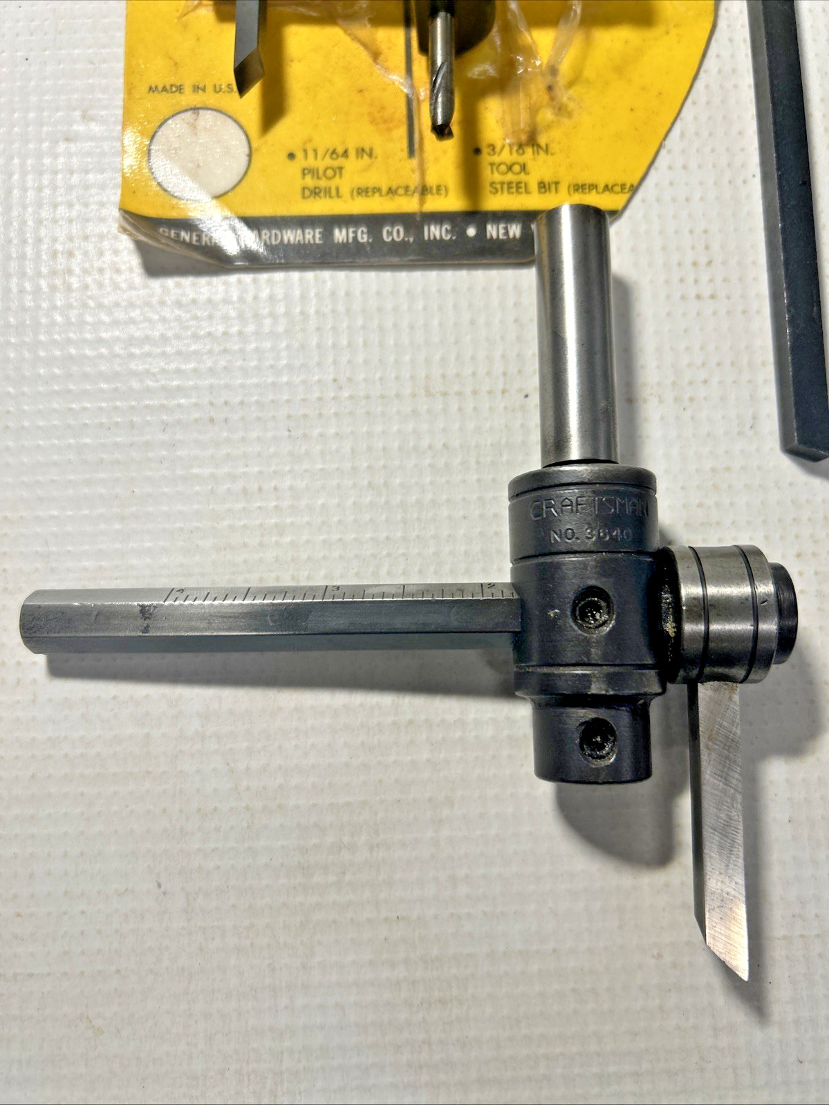 Lot General No. 4 & Craftsman No. 3840 Tool Center Drill & Circle Hole Cutter