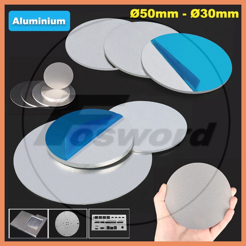 Aluminium Blank Discs Round Metal Plates Diameter 50mm-300mm Thickess 0.5mm-10mm