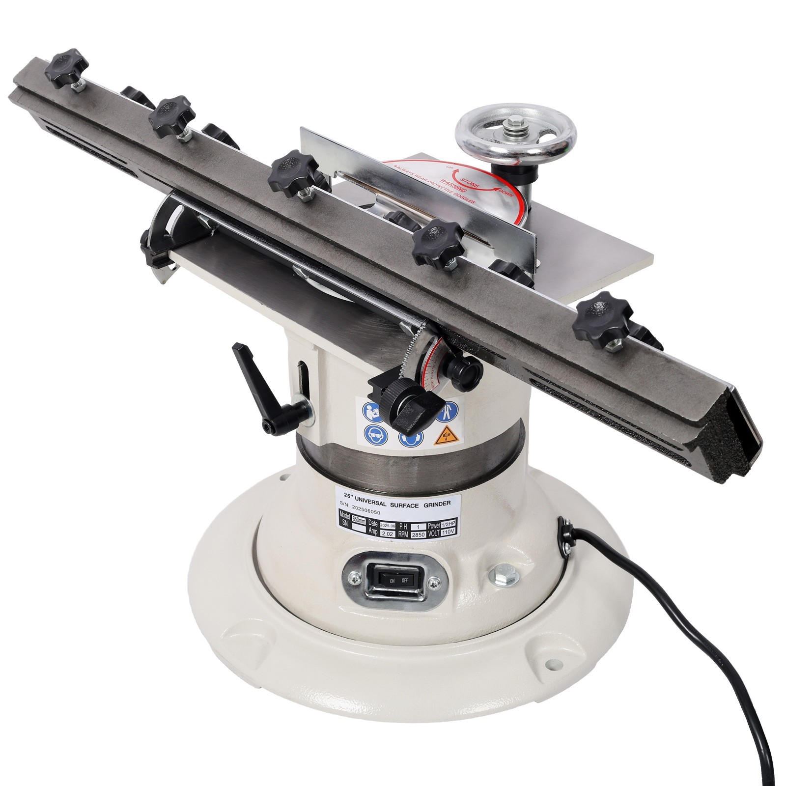 Industrial Cutter Grinder 1/2HP 25in Work 3450rpm 110V Gray