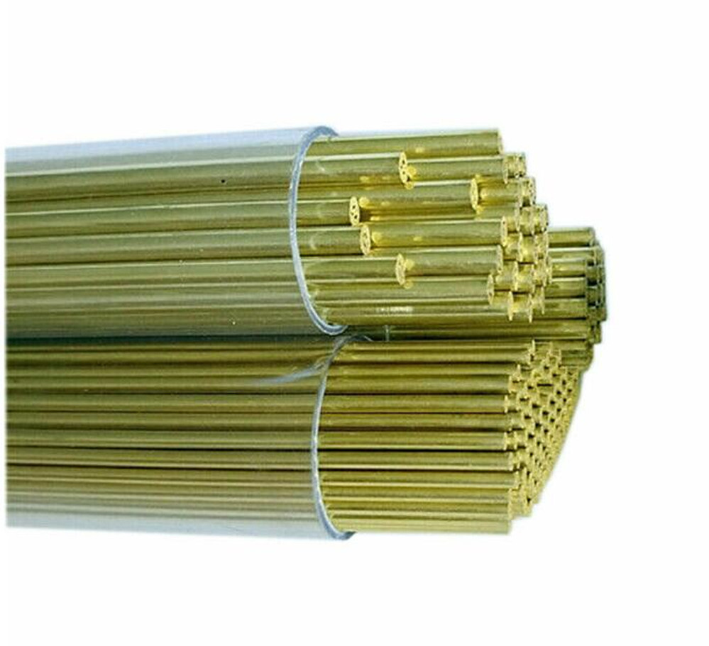 Electrodes Multi-Channel Brass Tube For CNC Wire EDM Drilling Part 1.0-3.0*400mm
