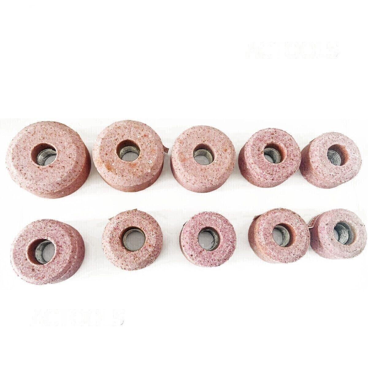 Sioux Valve Seat Pink Grinding Wheels Set 10 Pcs Stone Holder Star Drive 11 16″