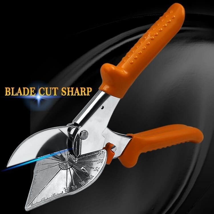Multi Angle Miter Shear Cutter Adjustable 45-135Deg Safety Lock Hand Tools
