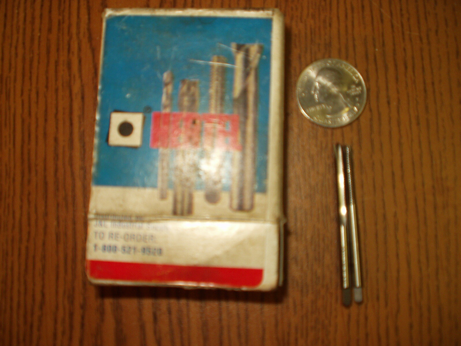 Pair of New HERTEL 6-32 NC HS 2FL G H7 in Original Box K0907