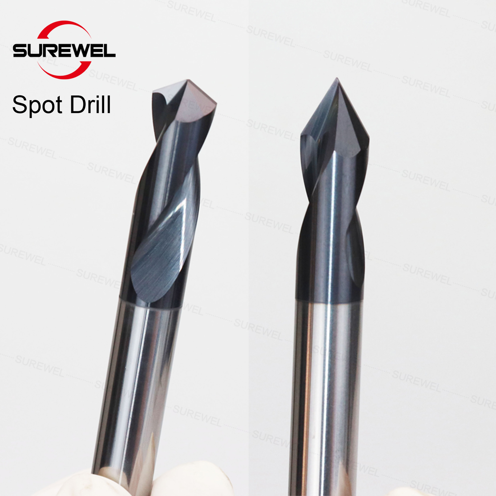Carbide Spot Drill Stub Center Point Bit 60 90 120 Degree 1-12mm Chamfer Pilot