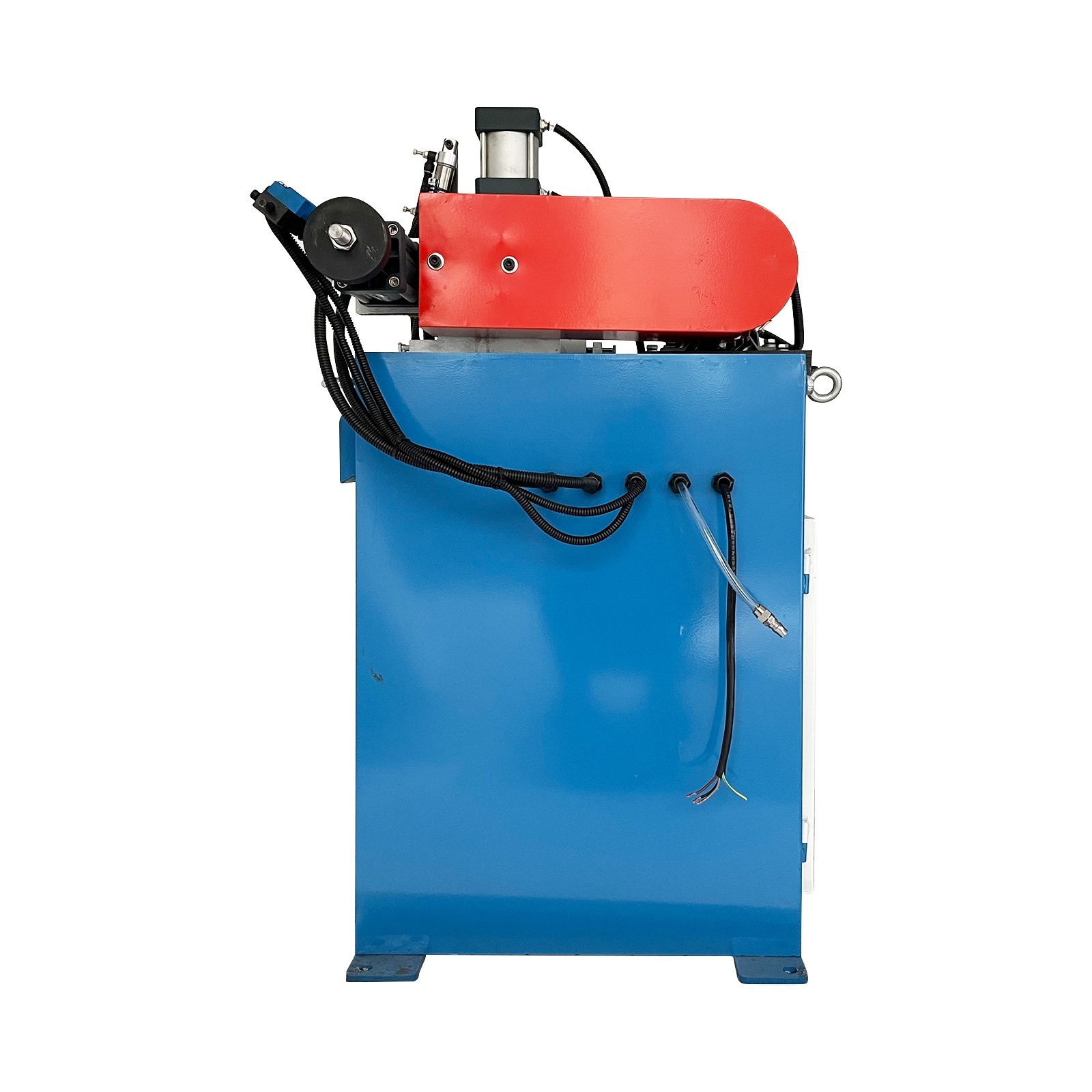 220V 3PH Single End Pneumatic Round Bar Chamfering Bevelling Deburring Machine