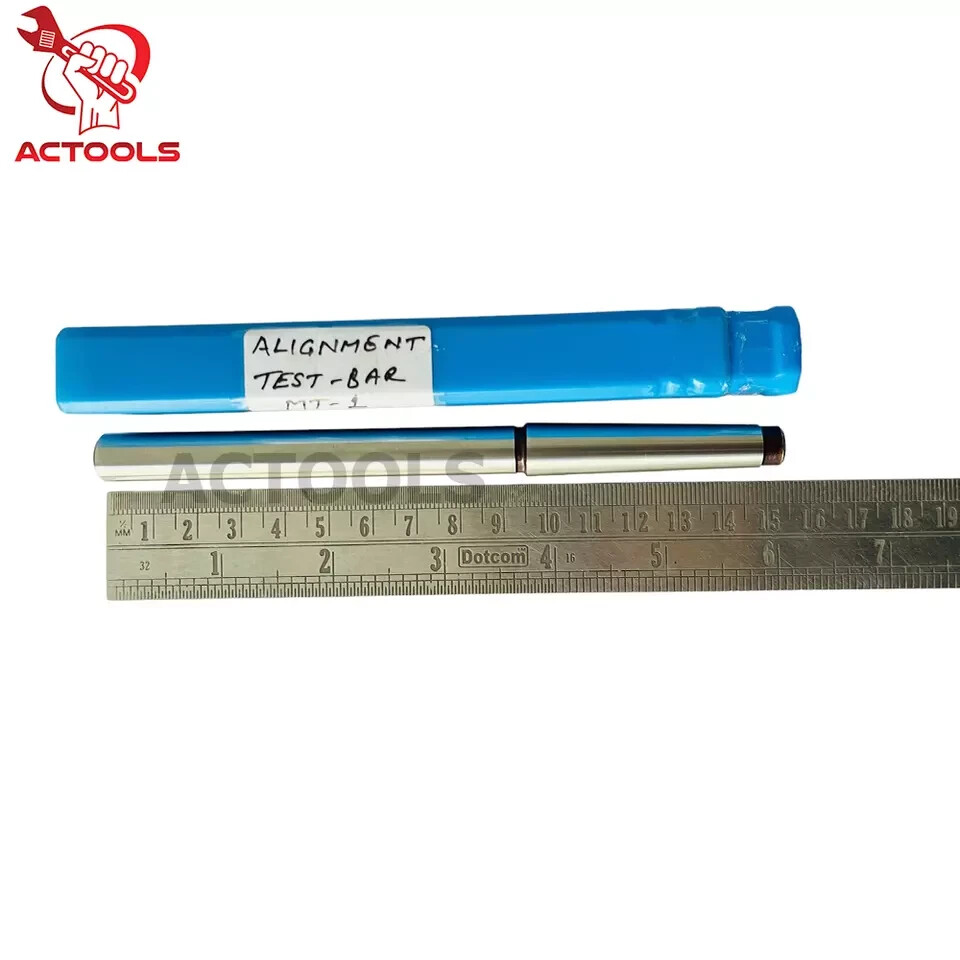 1MT Parallel Lathe Alignment Test Bar Mandrel (Morse Taper MT1)- Alloy Steel EN